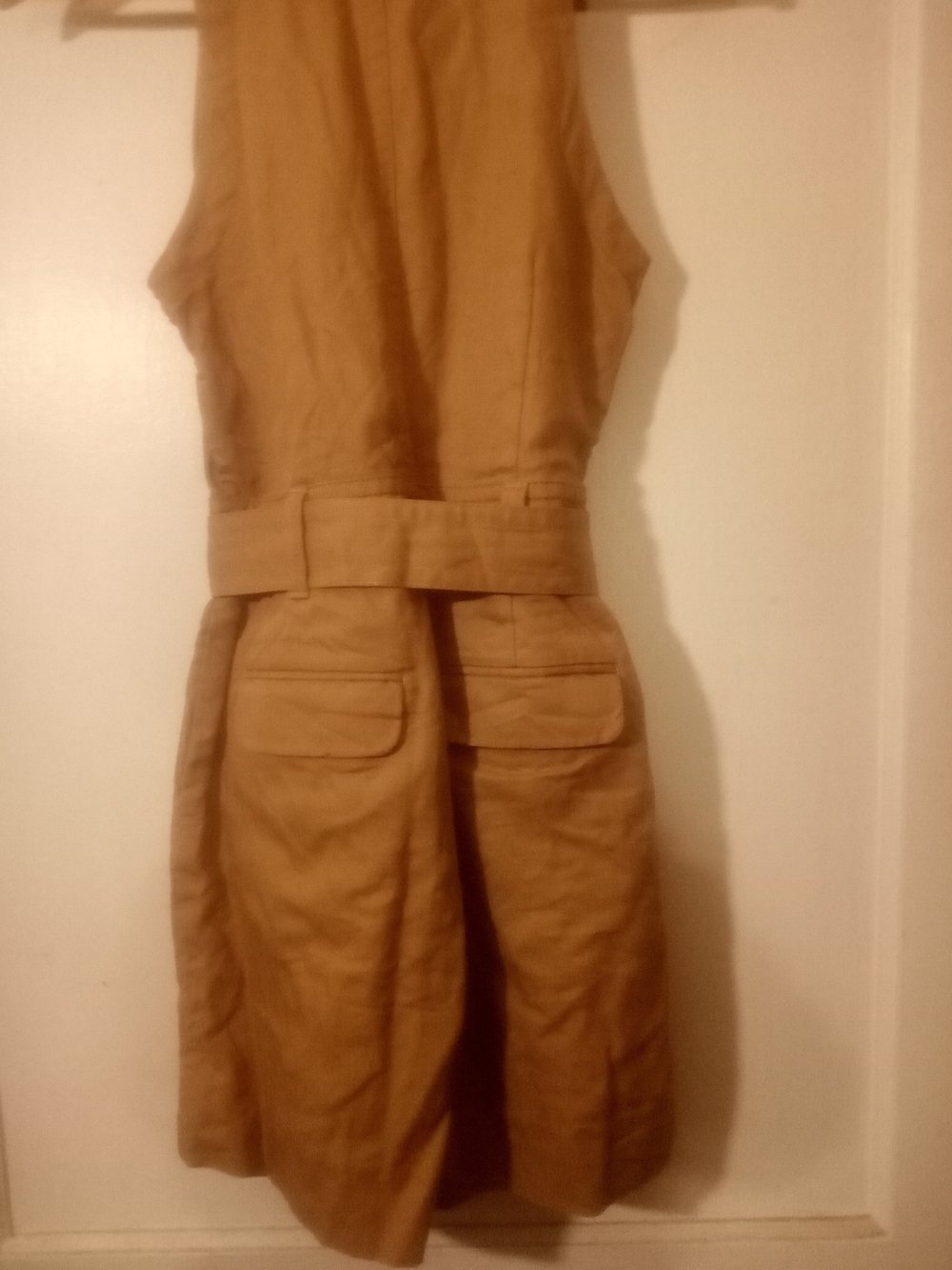 Banana Republic Camel Utility Belted Jumpsuit